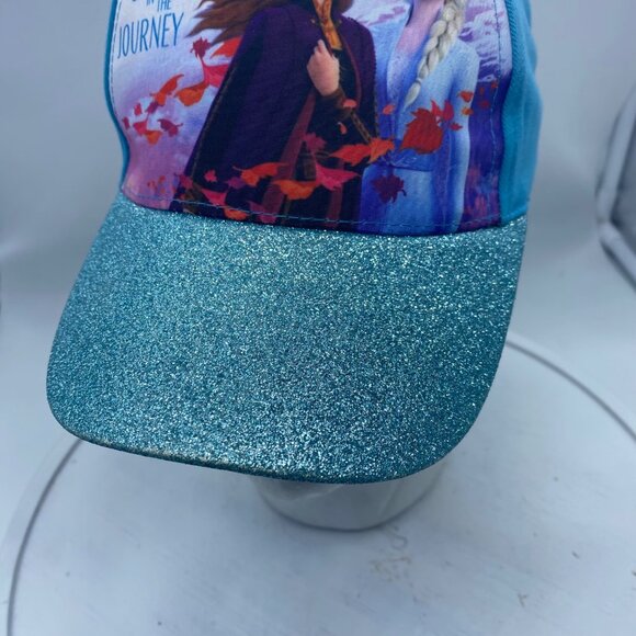 Disney Frozen II Believe In The Journey Girls Cap Glittery Brim Anna Elsa NWOT - Picture 5 of 8